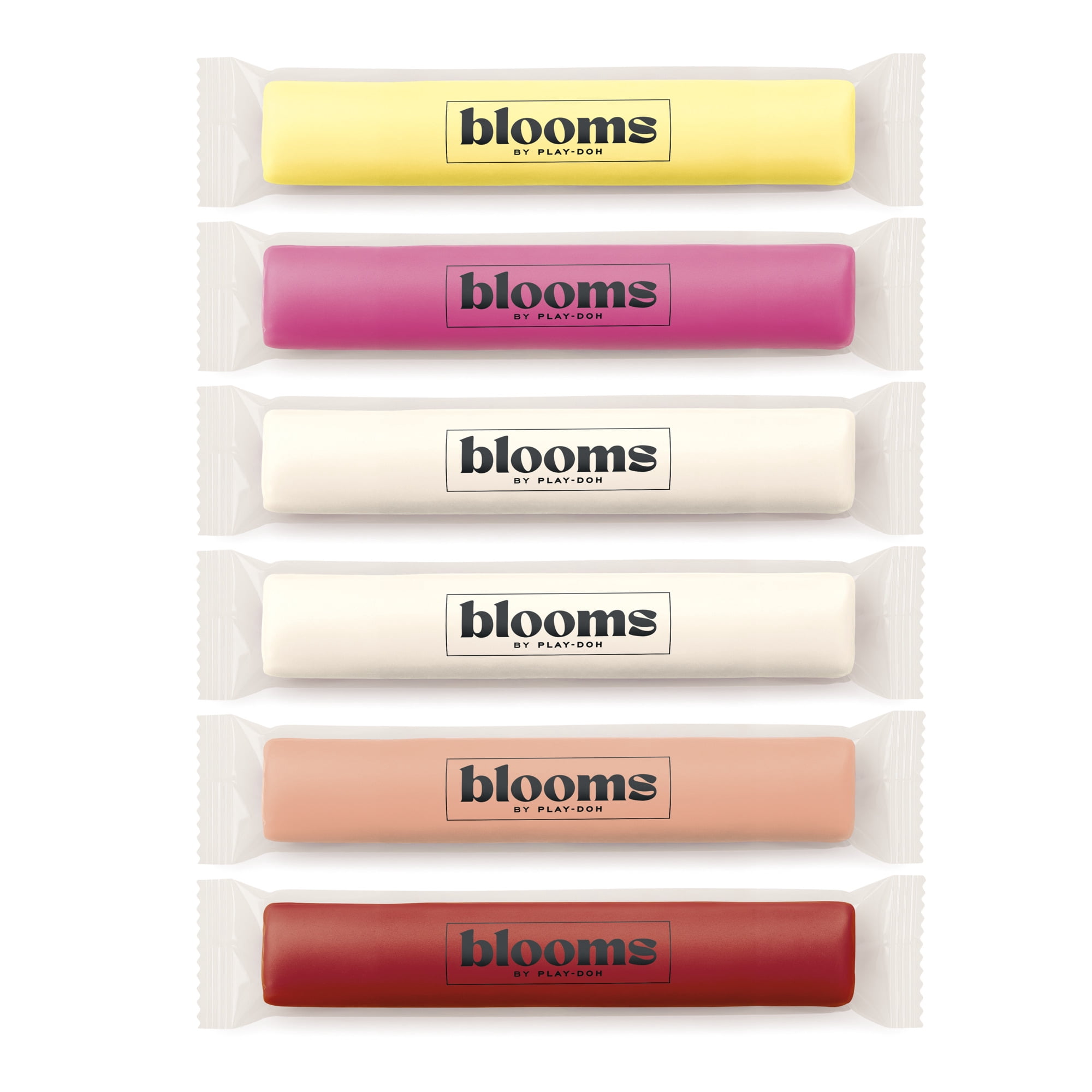 Blooms de Play-Doh, 6 bâtons de pâte à modeler Orchidées, création de fleurs pour adultes, recharge pour coffrets, vendus séparément