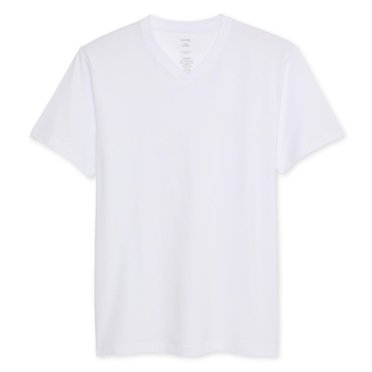 T-shirt extensible George pour hommes à encolure en V