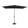 thumbnail image 1 of Bimini 6.5-ft x 10-ft Rectangular Market Umbrella - Black - Polyester Canopy, 1 of 9