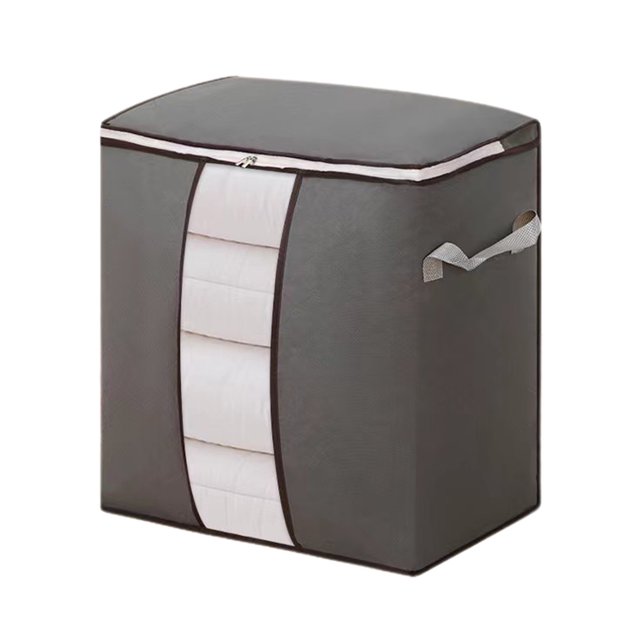 EGNMCR Storage Containers, Kitchen Storage & Organization Heavy Duty Storage With Reinforced Handles Extra Large Storage Bags For Clothes Tote Bag Double Zipper For Space Saving Travel storage pocket