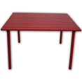 thumbnail image 1 of Low Aluminum Portable Table in a Bag - Red 27 x 27 x 16H, 1 of 1