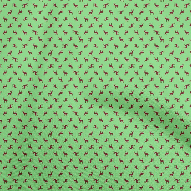 oneOone Rayon Light Green Fabric Animal Craft Projects Decor Fabric Printed By The Yard 56 Inch Wide