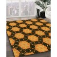 thumbnail image 3 of Ahgly Company Tapis Rectangulaire Lavable en Machine Intérieur Transitionnel Rouge Nuit, 3 Pieds x 5 Pieds, 3 of 7
