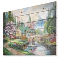 thumbnail image 1 of Design Art - Church in Forest Oil Painting, 1 of 5