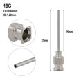 thumbnail image 4 of 1 Pce Aiguille de Machine Distributrice 25 mm Aiguille de Machine Distributrice en Acier Inoxydable Aiguille d'Injection de Colle Industrielle 8 g-30 g Fluides 18 g, 4 of 9