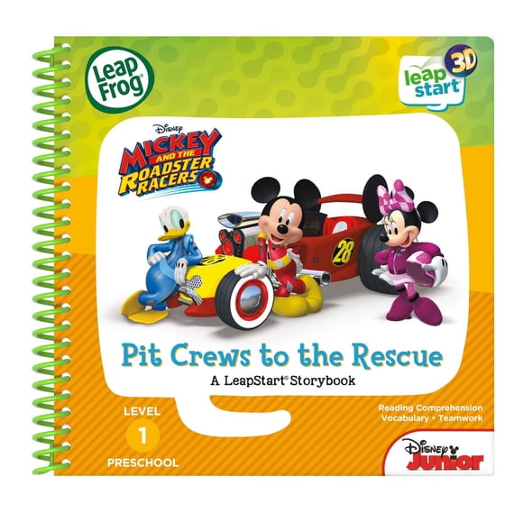 LeapFrog LeapStart 3D Mickey And The Roadster Racers Pit Crews to The Rescue - Version anglaise