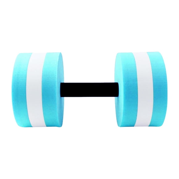 Almencla Aquatic Dumbbell Aquatic Barbell Float Pool Dumbbells Swimming Barbell Men Women Blue