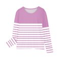 thumbnail image 4 of Chandail à Col Rond pour Bébé en Liquidation, Filles, Manches Longues, Chandails à Imprimés, Jolis Chandails à Col Rond, Hauts, Chemisiers Habillés Décontractés, Vêtements, Chandail pour Bébé, Roses, 3T, 4 of 6