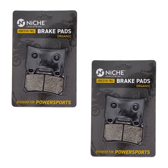 Niche Brake Pad Set for BMW F800S Organic Motorcycle 2 Pack 519-KPA2526D