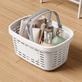 thumbnail image 3 of Plastic Storage Basket for Bathroom Desktop Cabinet, Rectangular Small Organizer Bin, Home Sundries Caddy Easy Clean, 3 of 6