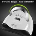 thumbnail image 3 of UV LED Nail Lamp   180W Nail Curing Lamps for Home & Salon  Led Nail Dryer with Automatic Sensor/4 Timer Setting  Professional Nail Art Tools for Gel Polish, 3 of 12
