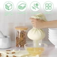 thumbnail image 2 of Jetcloudlive 12Pcs Cheese Cloths Natural Unbleached Cotton Cheesecloth 20 inch Square Cheese Cloths Reusable Organic Cheesecloth Cotton Cloth Strainer for Coffee Brewing Juicing Straining Making, 2 of 7