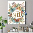 thumbnail image 4 of Gold Floral Butterfly Quote Canvas Wall Art 15.75x11.81 Inches, 4 of 8