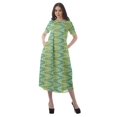 thumbnail image 4 of Moomaya Tenues d'Été Femmes Coton Flex Imprimées Robes Décontractées, 4 of 5