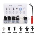 thumbnail image 1 of 100Pcs Car Body Push Retainer Pin Rivet Fasteners Trim Moulding Clip Automotive Furniture Assembly Expansion Screws Kit with Removal Tool Screwdriver for Vehicles, 1 of 7