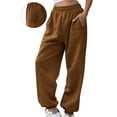 thumbnail image 2 of Pantalons de Course pour Femmes Grande Taille Pantalons de Sport Décontractés, 2 of 5