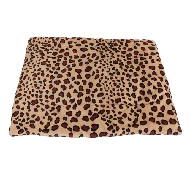 Heating Pad, Dog Heating Pad Long Life Span Washable 3 Temperature Adjustable 9W 5V 2A Cloth For Furry Friends Leopard Print,White Dot