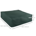 thumbnail image 3 of Outsunny Grande Housse pour Ensemble de Mobilier de Jardin, Housse de Patio, Vert, 3 of 9