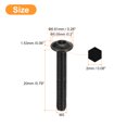 thumbnail image 2 of Unique Bargains Flanged Button Head Socket Cap Screws, 50 Pack M3x20mm 304 Stainless Steel Bolts, 2 of 5