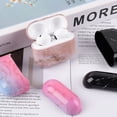 thumbnail image 4 of Étui de Protection Anti-Poussière Anti-Chute Ultra Mince Motif Marbre Compatible Bluetooth Étui de Protection pour Écouteurs pour AirPods 3, 4 of 8