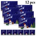 thumbnail image 2 of Napperons de Noël en Feutre Lavables : 6 Pcs Napperons avec 6 Pcs sous-Verres de Fête, 2 of 9