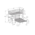 thumbnail image 4 of Monarch Specialties Bunk Bed, 4 of 4