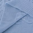 thumbnail image 4 of KIHOUT Spring Winter Womens Tops V-Neck Solid Color Hollow Out Recreational Thin Pullover Long Sleeve Sweater Tops, 4 of 9