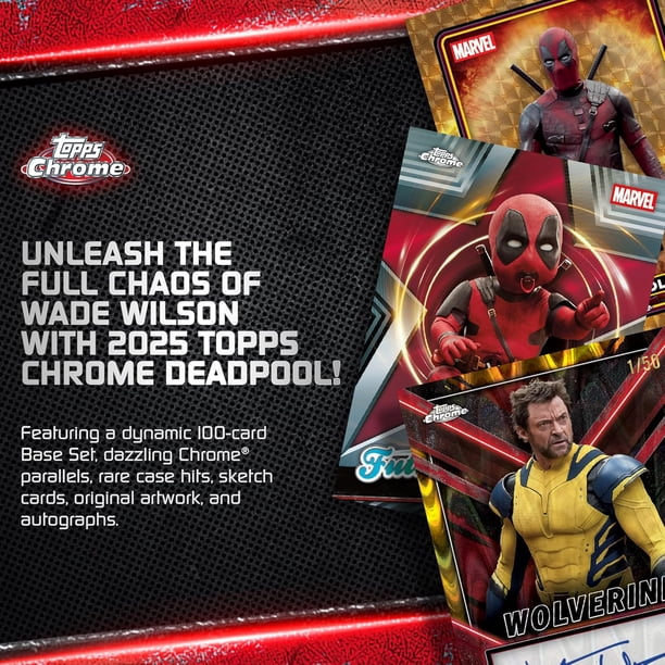 2025 Topps Deadpool Chrome 7-Pack Blaster Box - Walmart.ca