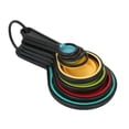 thumbnail image 3 of Mainstays 8-Piece Collapsible Silicone Measuring Cup and Measuring Spoon Set, 3 of 11