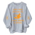 thumbnail image 1 of Breezora Chandail Surdimensionné d'Automne et d'Hiver pour Femmes, Manches Longues, Col Rond, Décontracté, Confortable, Extensible, Tissu Doux, Haut de Détente, Taille g, Gris, 1 of 6