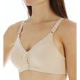 thumbnail image 2 of Bali Womens Cotton Double Support Wirefree Bra, 38D, Soft Taupe, 2 of 4
