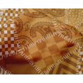 thumbnail image 5 of oneOone Silk Tabby Orange Fabric Block Sewing Material Print Fabric By The Yard 42 Inch Wide, 5 of 5