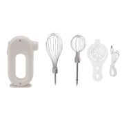 Electric Hand Mixer, Handheld Milk Frother 3 Speeds Anti Slip Handle Design 20W For Home For Cooking For Kitchen White