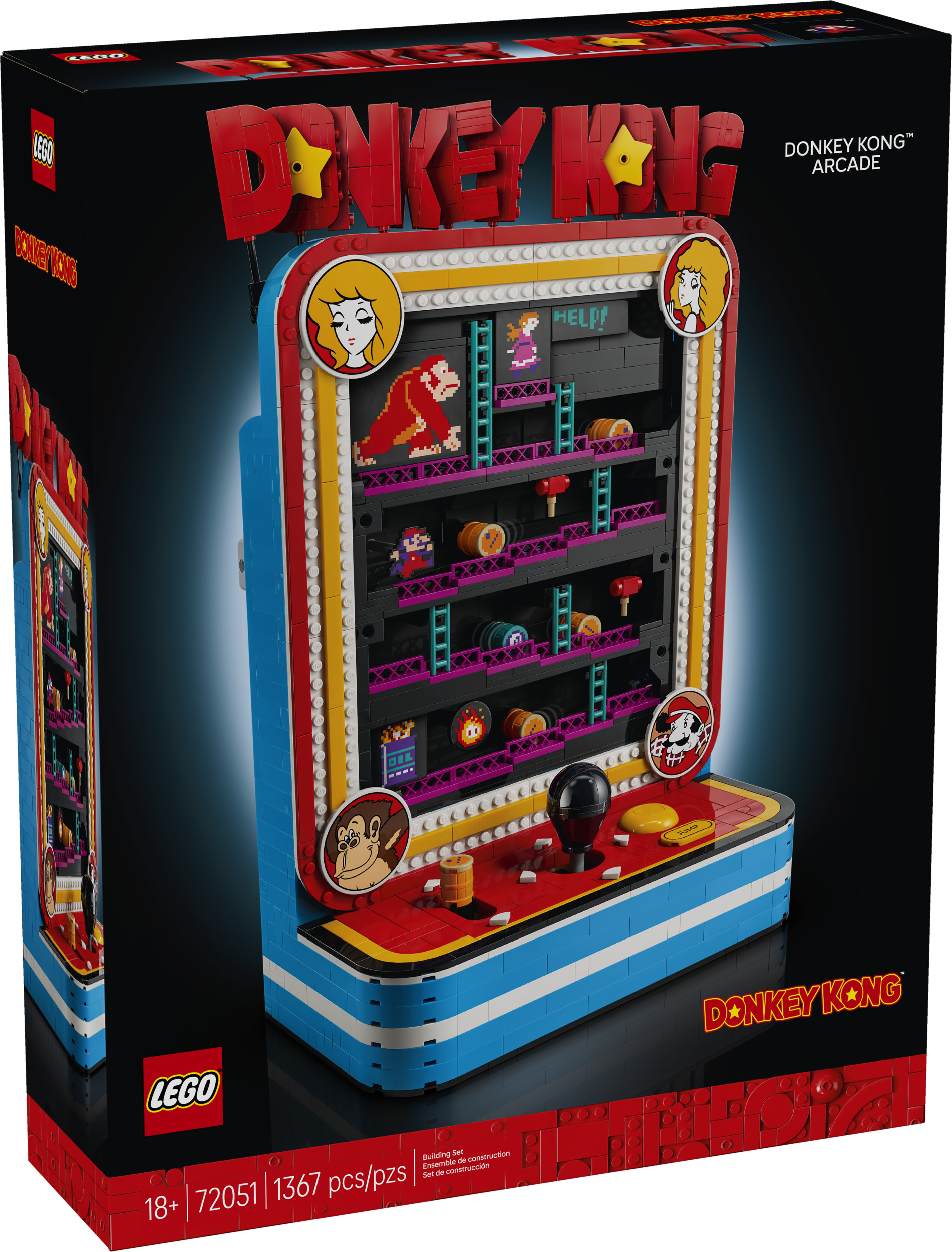 LEGO Borne d’Arcade Donkey Kong , Ensemble de Construction 72051