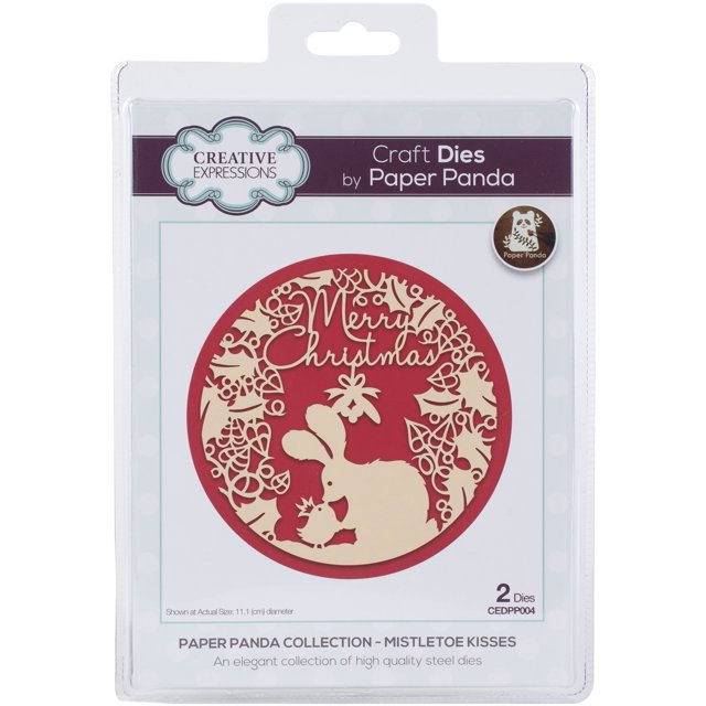 Creative Expressions Craft Dies By Paper Panda-Merry Christmas