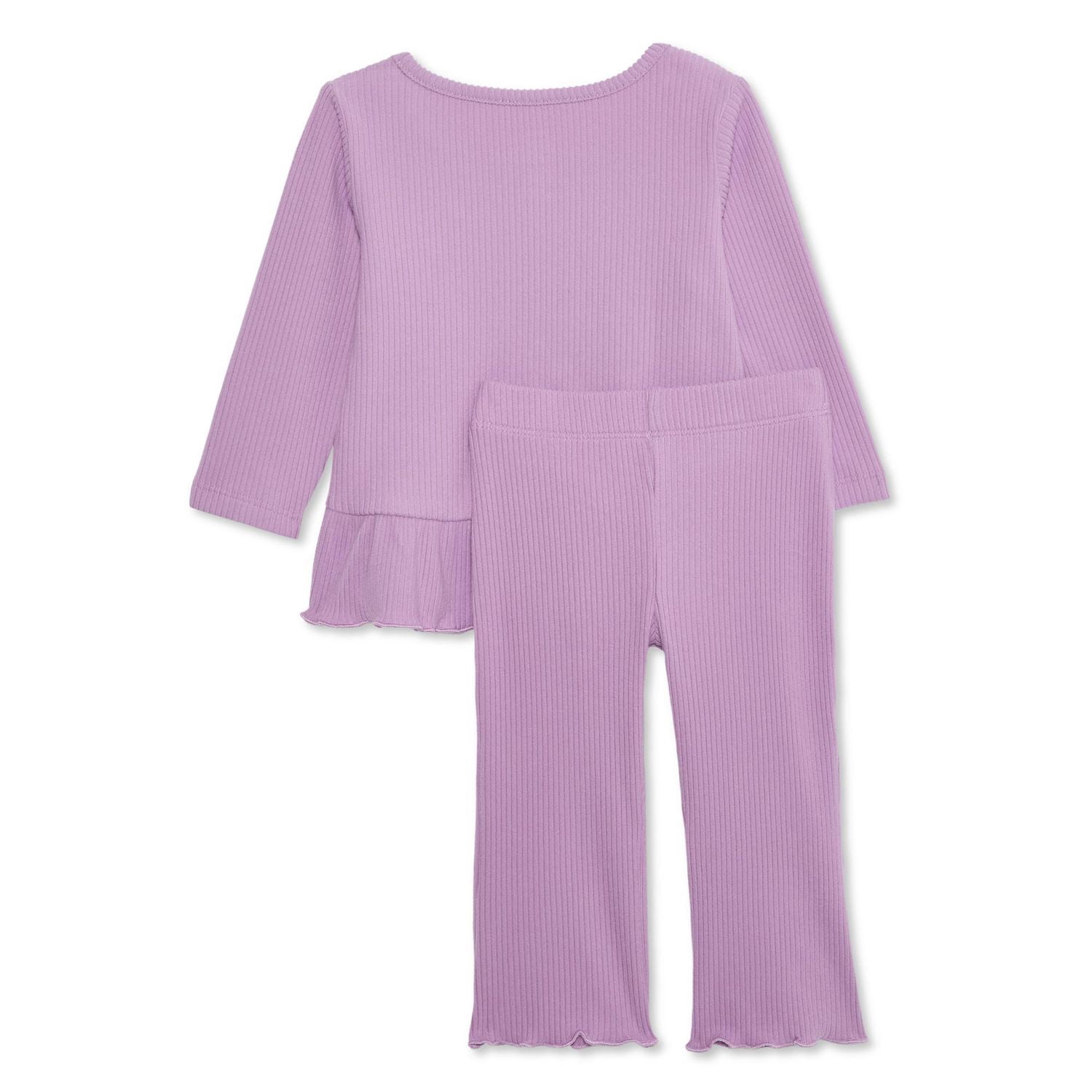 George Baby Girls' Two Piece Hacci Knit Set