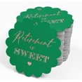 thumbnail image 4 of Inkdotpot Pack Of 50 Real Rose Gold Foil Paper Tags Retirement Is Sweet Text Favor Hang Tags, 4 of 6