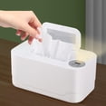 thumbnail image 2 of White White Smart Temperature Control Wipes Warmer With Night Light For Car Or Home Use Usb Charging Easy To Clean And Portable For Daily Care Needs, 2 of 7