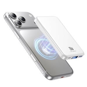 Chargeur portable magnétique, 10000mAh pour les batteries Magsafe, 20W Banque d'alimentation de recharge rapide, Voyage essentiel de chargeur sans fil compatible avec iPho