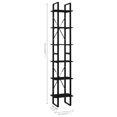 thumbnail image 4 of vidaXL 6-Tier Book Cabinet Grey 40x30x210 cm Engineered Wood, 4 of 4