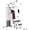 White, variant on Soozier Multifunction Home Gym Equipment with 100Lbs Weight Stack, Black