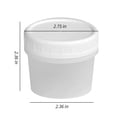 thumbnail image 3 of Dvkptbk 5 PCS Clear Pudding Glass Drinking Glass Ice Cream Cup 5.4 Ozthe Tasting Bowl Glass Water Glass A Great Hostess Gift or A New Homeowner Ice Cream Mix Drinkware Home Essentials, 3 of 8