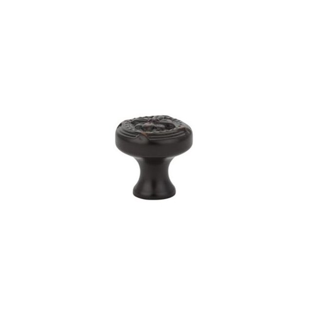 Emtek 86277US10B 1.25 in. Cabinet Knob Ribbon & Reed, Oil Rubbed Bronze