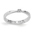 thumbnail image 1 of SS White Ice Bague Diamant.03ct. Taille 8, 1 of 3