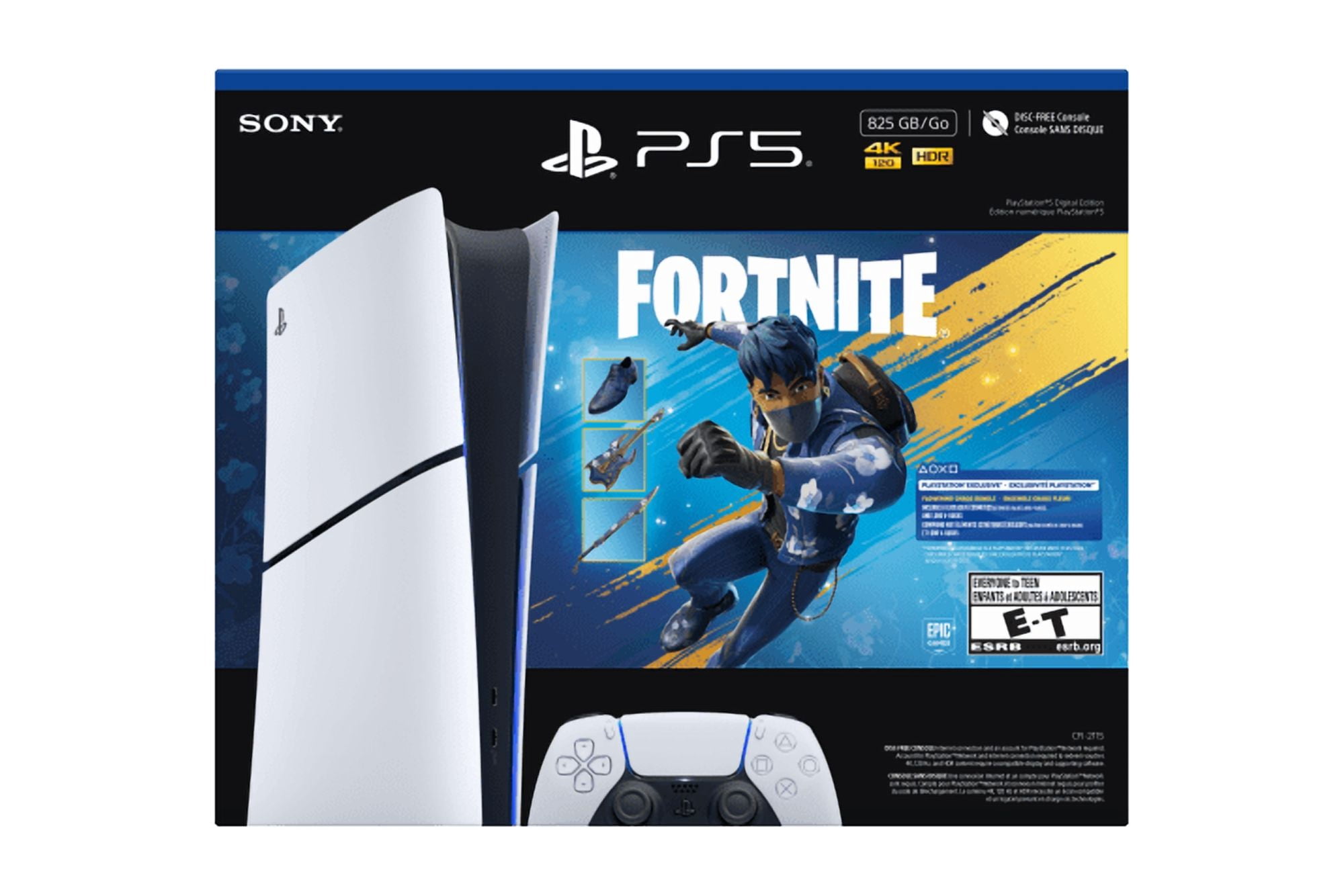 Ensemble PlayStation®5 édition numérique 825 Go – Fortnite Flowering Chaos