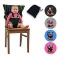 thumbnail image 2 of CozyBaby Portable Washable Travel Cloth Easy Seat High Chair, Black, 2 of 6