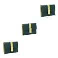thumbnail image 2 of pitrice Leather Women Purse Rectangular Trifold for Zipper Hasp Stylish Card Holder Photo Folder Wallet Notecase Birthday Gift Green 3Set, 2 of 6
