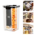 thumbnail image 2 of Gkeoshab Food Storage Airtight 4 Pc Mini Container Set Clear Plastic Food Storage Containers With Lids Kitchen Cabinet Pantry Containers For Herbs Coffee Tea Etc GRAY Home & Garden, 2 of 9