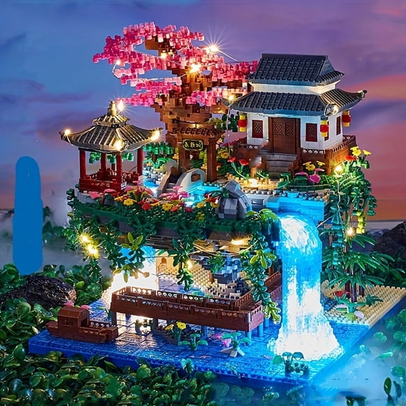 Peach Pool Assembled Micro Particle Adult High Difficulty Huge Building Blocks