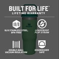 thumbnail image 2 of Stanley IceFlowâ¢ Gobelet à Paille Rabattable 30oz Jade, 2 of 6